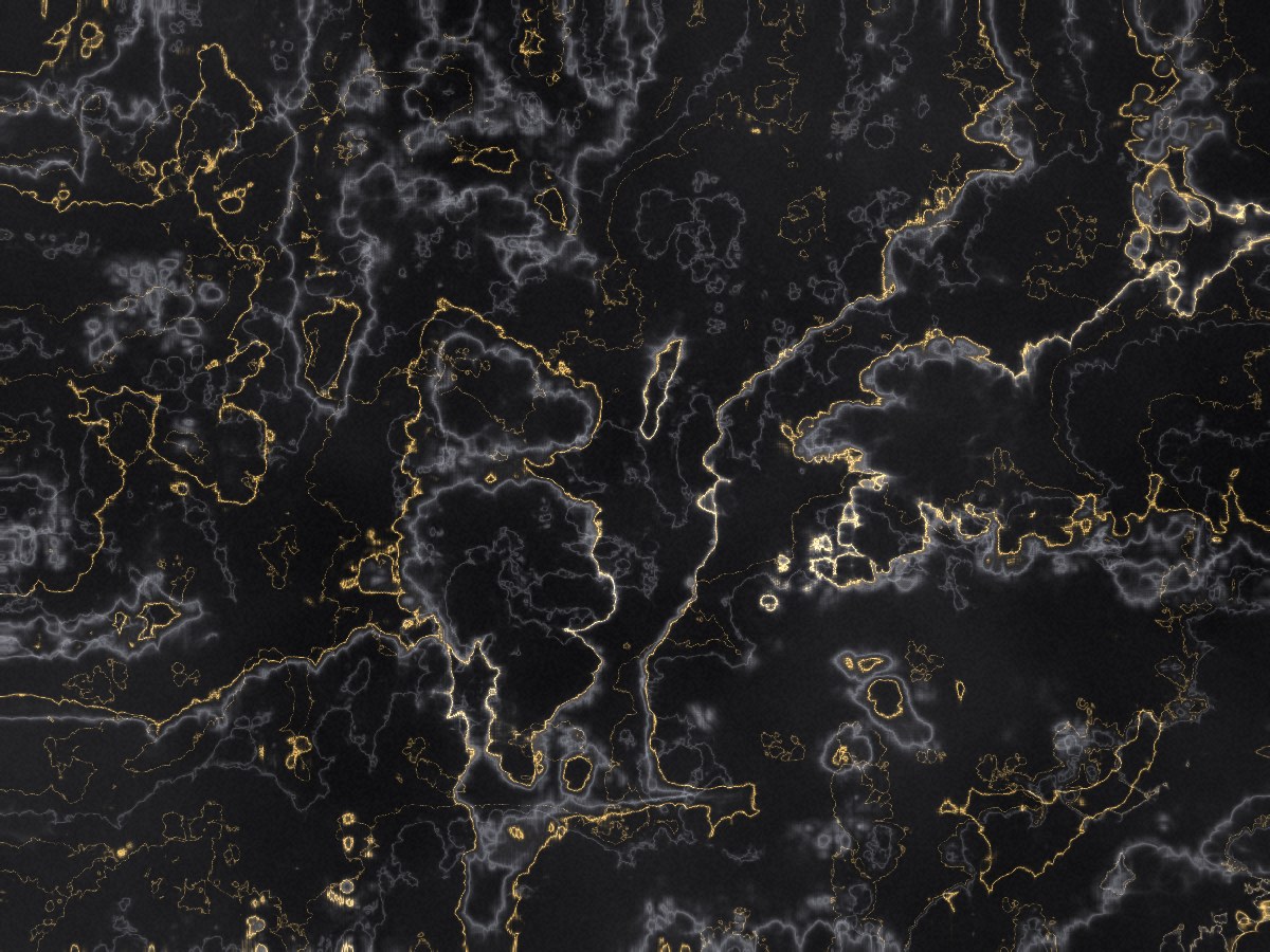 Marbre noir veiné or